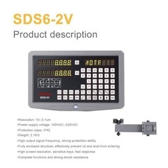 SDS6-2V DRO Lathe 2 Axis Digital Readout SDS6-3V Milling 3 Axes Readouts