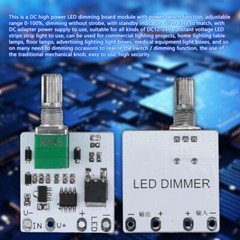 2/4/6Pcs LED Mini Dimmer Constant Voltage Module Stepless Knob Potentiometer DIY