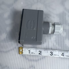 HARTING HAN 16A-F 10A 600V / 16A 250V 4K V3 16-Pin Connector w/ Housing