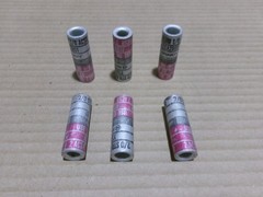 Burndy Lot of 6 2/0-1/0 Splice Connector Aluminum Compression AK
