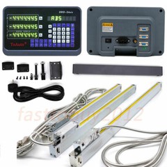 2/3/Axis Digital Readout LCD TTL 1um Linear Glass Scale DRO Display CNC Milling