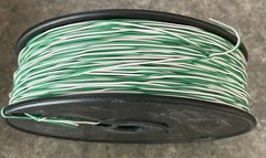 SUPERIOR ESSEX 02-051-13 CROSS-CONNECT WIRE, 1000ft Green/White – Qty 6 spools