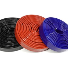 Silicone/Fiberglass Fire Sleeving Red/Black/Blue High Temp Insulation Sleeve