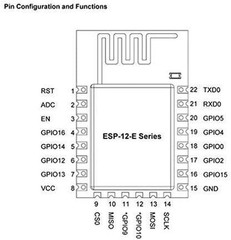 1Pc ESP8266 ESP-12E ESP12E Wifi Wireless Transceiver Wireless Wifi Module Develo