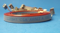 (5 PCS) 2FT FLAT RIBBON CABLE, 10 CONDUCTOR , 28 AWG , WITH CONNECTOR 3M 3473