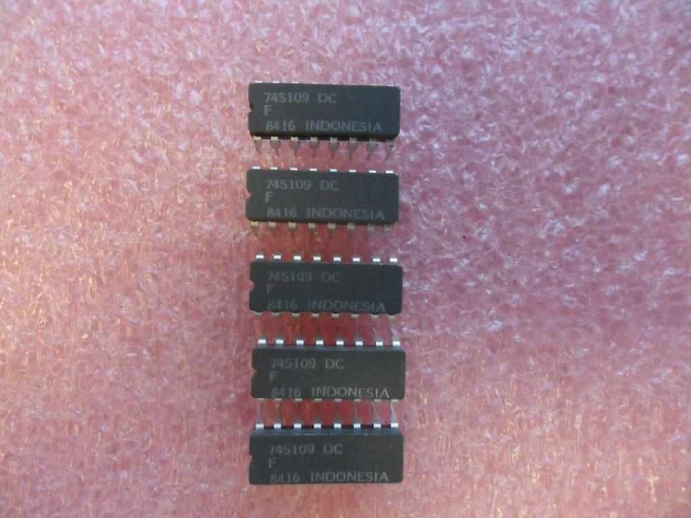 74S109 74S109DC IC JK FLIP FLOP 2 FUNCTION 16-PIN CERAMIC DIP (LOT OF 5)