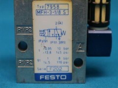 Festo 7958 MFH-3-1/8 S Solenoid Valve w/ MSFG-24/42-50/60