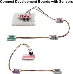 12-Piece I2C Qwiic Cable Kit for SparkFun & Arduino – Color-Coded & Versatile