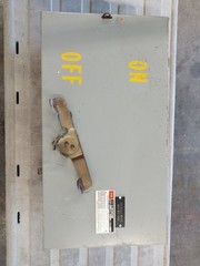 Federal Pacific Electric No Sp1136 100 Amps 600 Volts 3 Poles Fusible Switch
