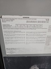 SIEMENS HNF365RA 400A DISCONNECT N3R NON FUSE