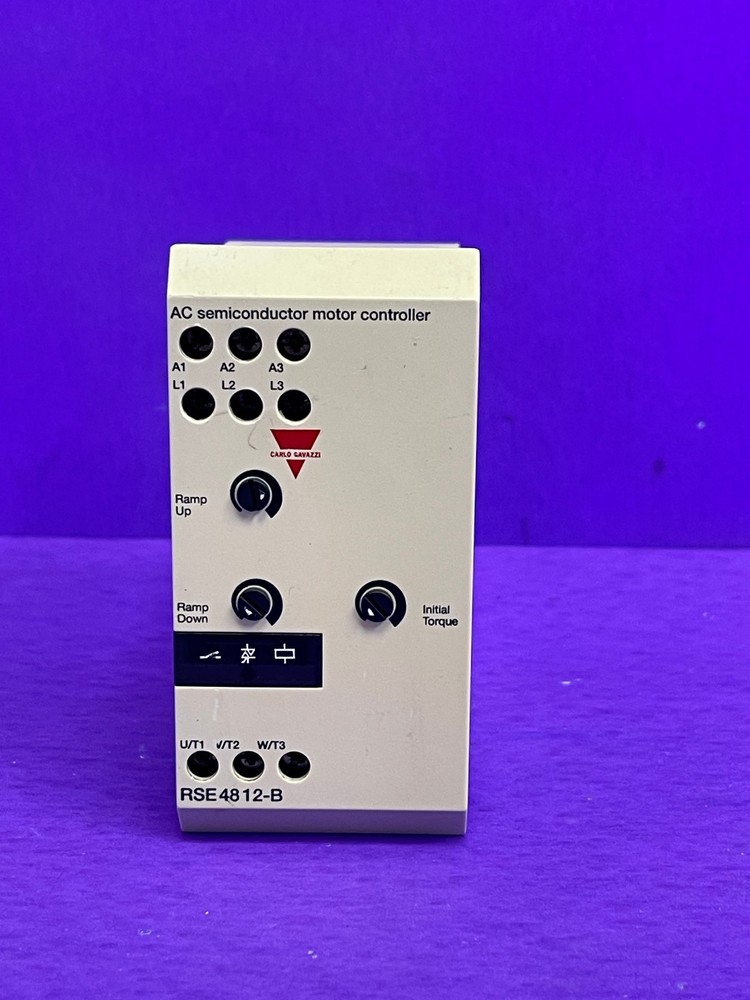 Carlo Gavazzi RSE4812-B Semiconductor Motor Controller 3 Phase 12A, 277/480VAC