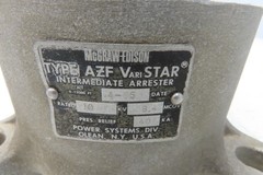 McGraw Edison AZF Vari-Star Intermediate Surge Arrester 10kV 8.4mcov Porcelain