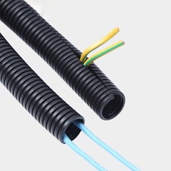 Black Conduit Split & Non Split Flexible Tube Cable Tidy Trunking Organiser