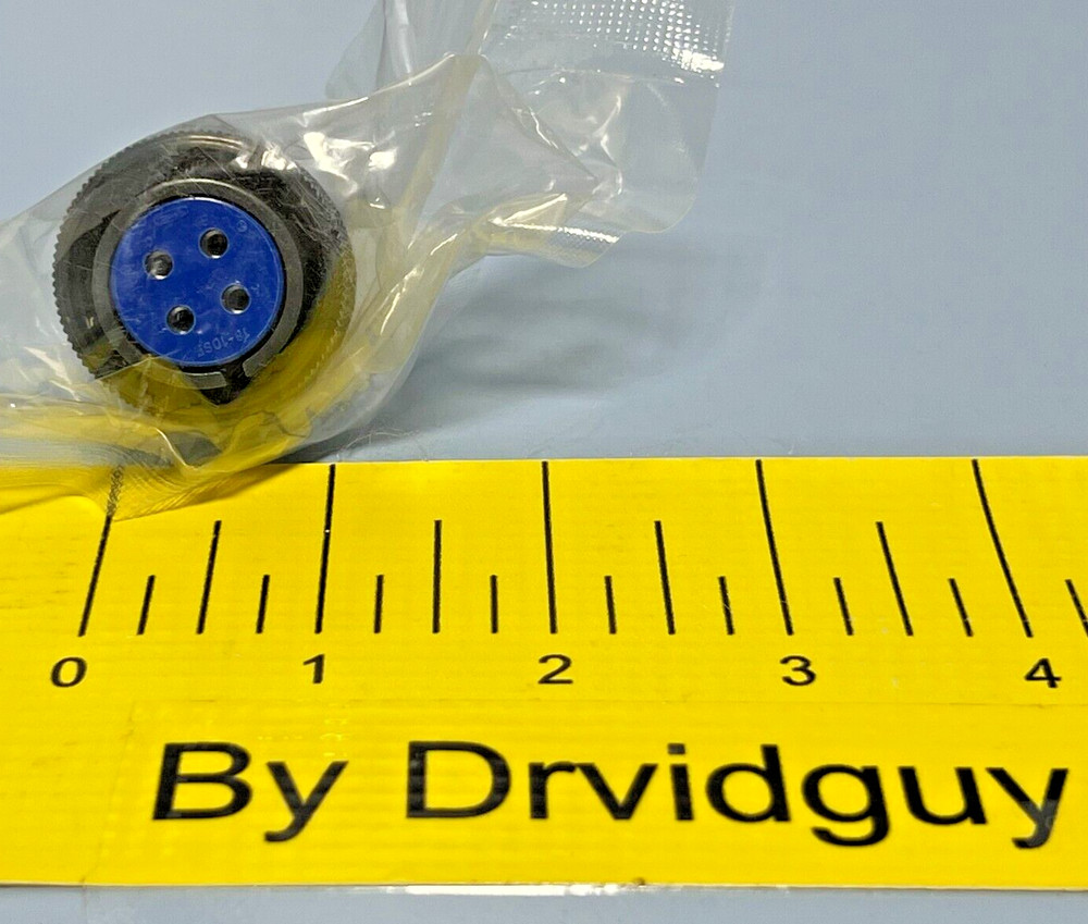 Fujikura D/MS3106A18-10S (D190) 4-Pin Straight Cable Plug