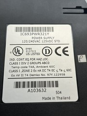 Ge Fanuc Programmable Controller ￼power Supply ￼and 3 Cpu Models With slot Base