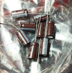 10pcs NCC 68uf 63v Radial Electrolytic Capacitors 63v68uF LXV Low ESR 68mfd 63v