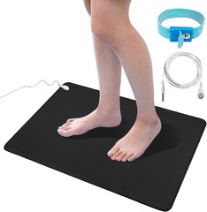 Durable Grounding Pad Kit for Better Sleep: 12×24 with 15ft Cord & Wriststrap