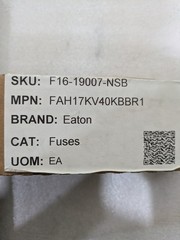 EATON COOPER POWER FAH17KV40KBBR1 FUSE 43KA 1000A