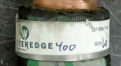 Watteredge 400 Welding Shunt Copper Wire Spot Water Cooled Welder 400 MCM 60″