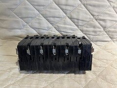 6 NOS MH250 CROUSE HINDS 2 POLE 50 AMP CIRCUIT BREAKERS LEFT/RIGHT CLIP FREESHIP