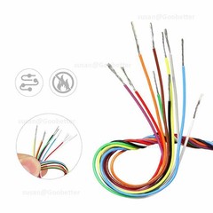 PTFE Cable Wire 26 28 30 32 34 36 40 AWG Flexible Tinned Copper Stranded UL10064