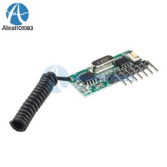 315/433MHz RF Module Receiver Remote Control 4 Channel Learning Decoder Board