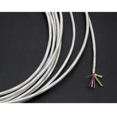 PTFE Silver Plated Shielded Wire Multicore Strand Copper Wire 2*0.15mm²-6*0.2mm²