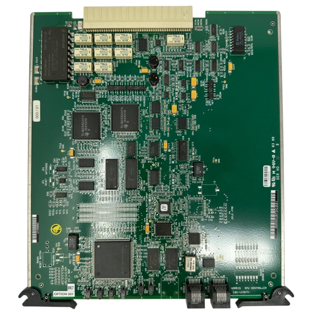 Harris SPU Controller Board 102-115075-B Motorola MC68EN360EM33L Vintage PCB