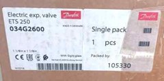 1PC-DANFOSS 034G2600 Electric expansion valve, ETS 250, 1 1/8 in, Solder ODF-NEW