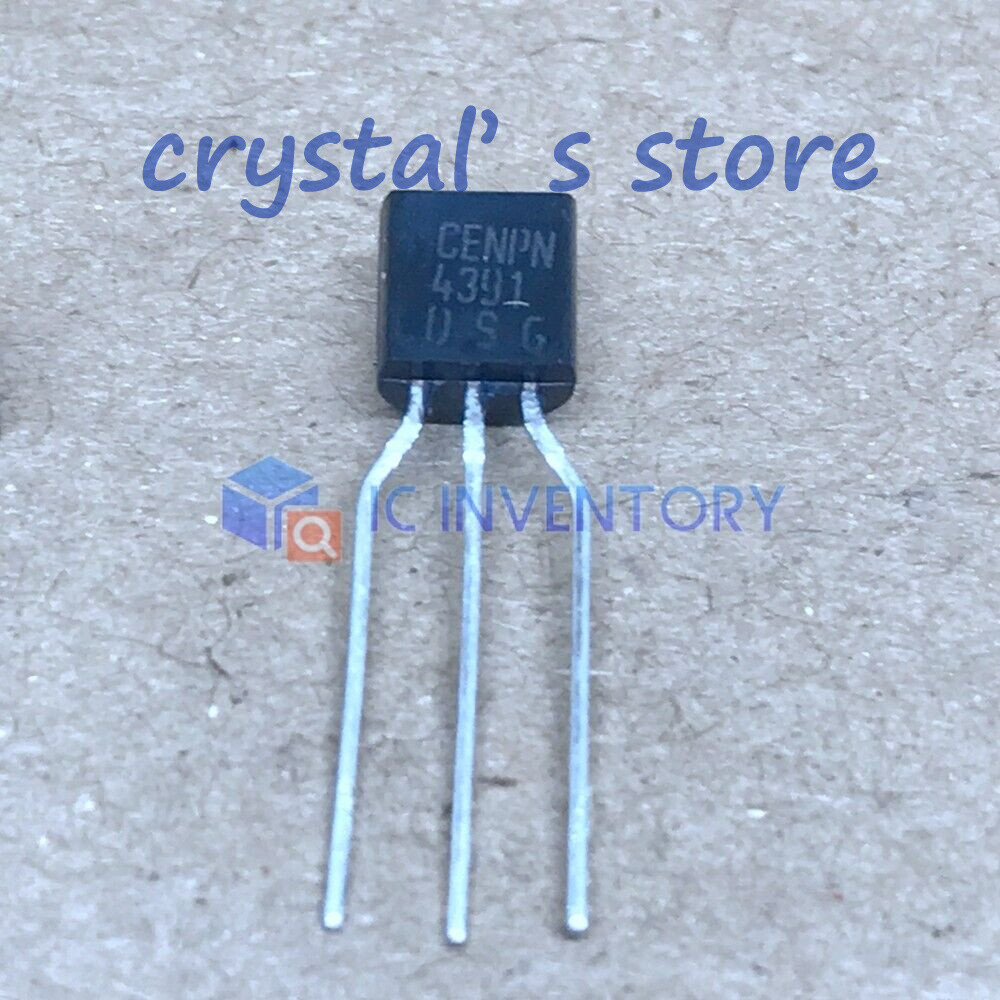 10PCS PN4391 Encapsulation:TO-92,SINGLE N-CHANNEL JFET SWITCH