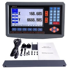 2 Axis LCD Digital Readout for Milling Lathe Machine with Precision Linear Scale