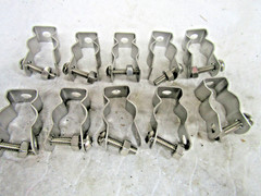 ✌️10) NEW MINERALLAC 1/2″ CONDUIT HANGER STAINLESS CONDUIT HANGER LOT OF 10