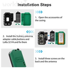 Heltec V4 0.96″ OLED Solar-Powered LoRa 32 Dev-Board GPS ESP32 SX1262 Wi-Fi BLE