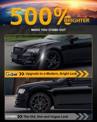 4 PCS LED Side Marker Light Kits for 300 2015-2024, Full LED Strip White Front