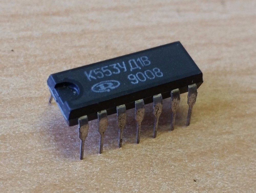 IC K553UD1V DIP14 USSR NOS (Lot of 10 pcs)