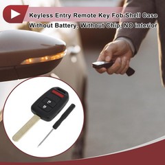 Replacement Key Fob Shell Case MLBHLIK6-1T for 2014-2016 Honda CR-V & 2015-2020