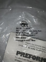 Preformed Line Products Lot Of Different size Grommets