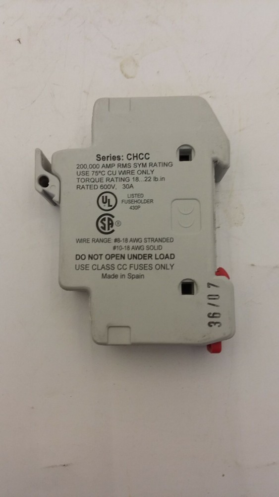 BUSSMAN CHCC1D FUSE HOLDER SERIES CHCC 30AMP NNB