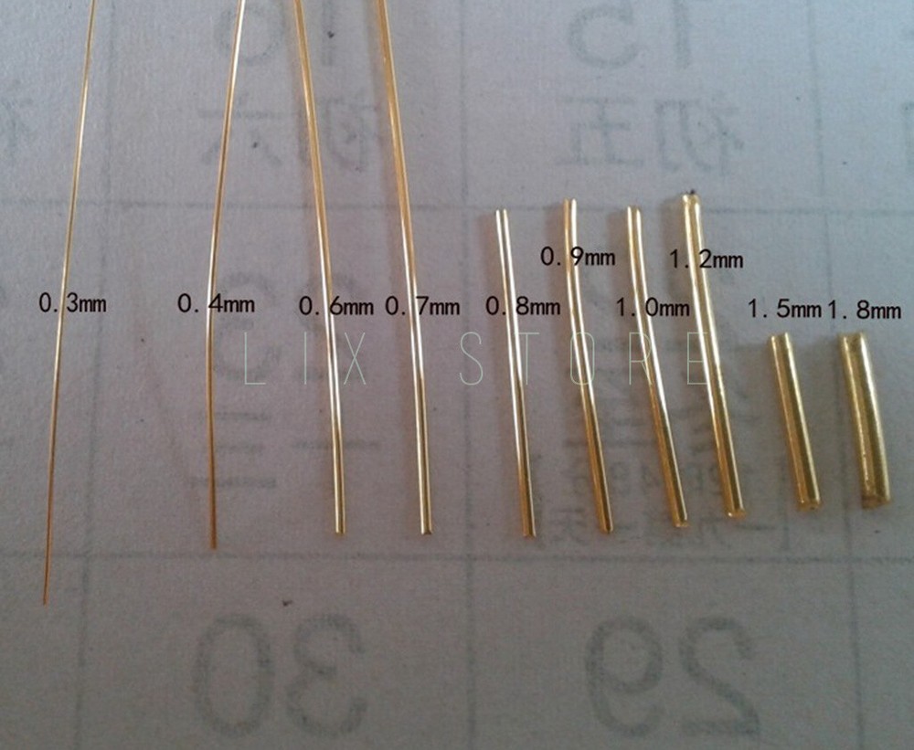 3X High-purity gold wire for scientific research, diameter 0.1MM pure gold wire