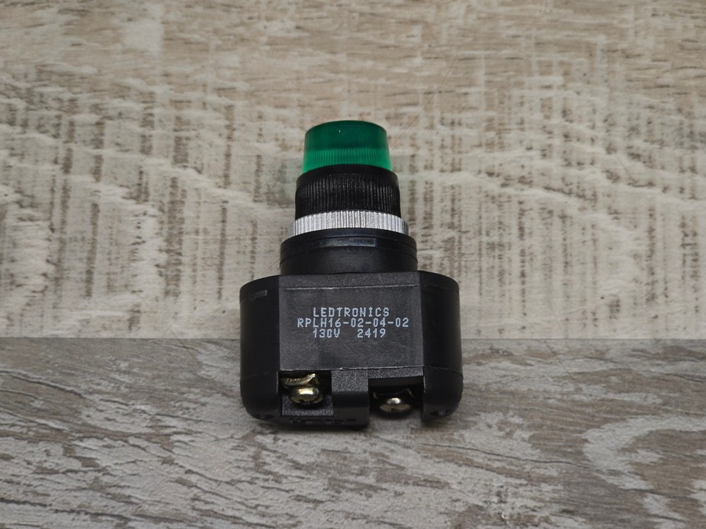 LEDTRONICS RPLH16-02-04-02 16MM LAMP – GREEN – 130V RATED