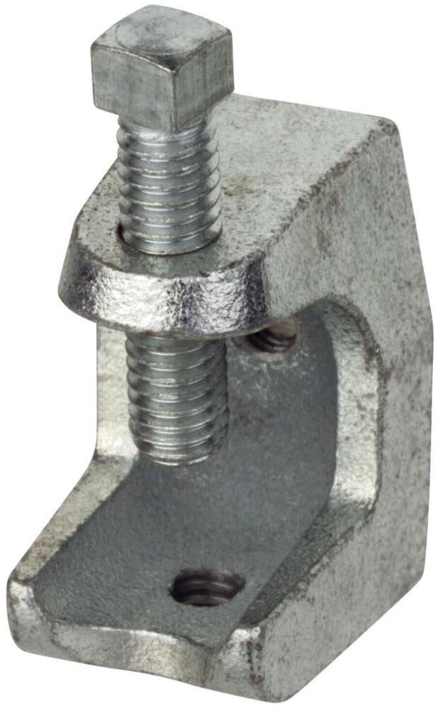 Steel City 508, 2-1/8″ Jaw, 1/2″ Tap, Iron, Square Head Screw, Beam Clamp, 1 pc