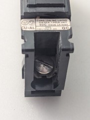 lot of 2-Westinghouse QC QUICKLAG C, Circuit Breaker,1 Pole, 120/240, 40C, 20A