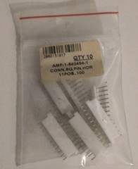 Header – Male Pin – 11 Position – 1 Row – 0.100 (2.54mm) Pitch – Board to Cable