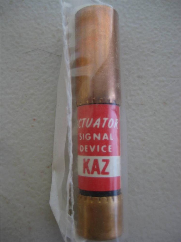 1x BUSSMANN NON-Fuse KAZ 10 600 Volts “NOS” ACTUATOR Signal DEVICE