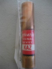 1x BUSSMANN NON-Fuse KAZ 10 600 Volts “NOS” ACTUATOR Signal DEVICE