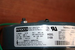 FASCO D1056 Motor 1/20HP .4AMP 1100RPM 208/230V 60HZ 1/2″X3″ SHAFT
