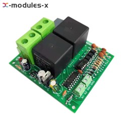 DC12V 24V Relay Control Board DC Motor Forward and Reverse Controller 80A New