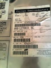 10x PCF8574TD PHILIPS IC I/O EXPANDER 8 BIT 100KHZ SOIC-16 8bit Bus Freq