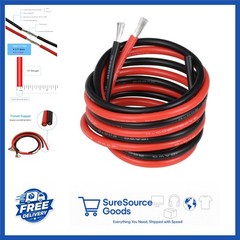 12 AWG Silicone Wire 10 ft Total Red and Black Stranded Copper for Appliances