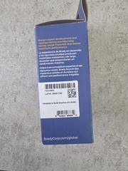BRADY M21-750-595-YL BLACK ON YELLOW VINYL LABEL PRINT CARTRIDGE